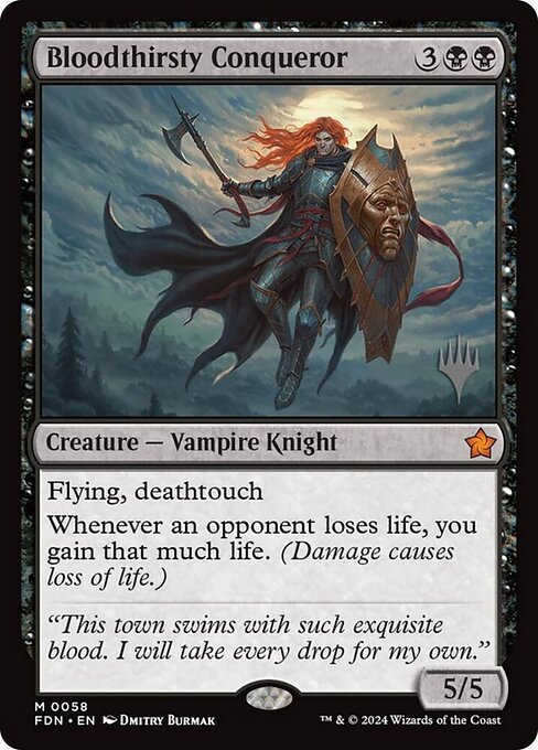 Bloodthirsty Conqueror (PFDN 58p)
