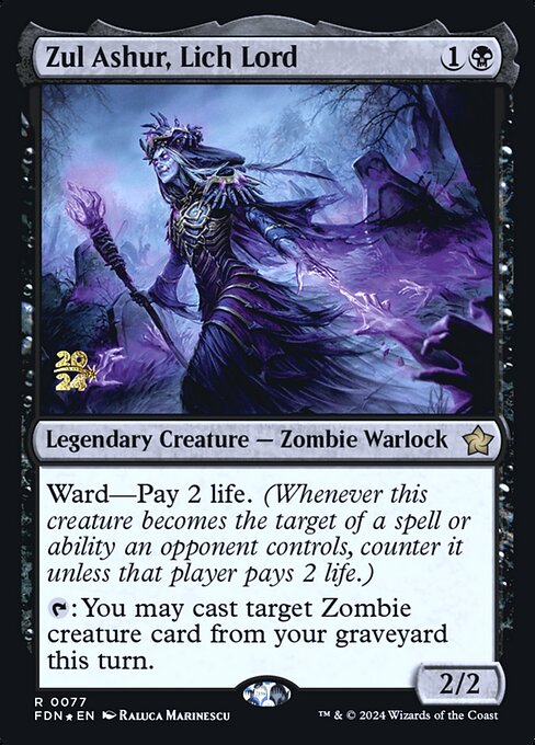 Zul Ashur, Lich Lord (PFDN 77s)