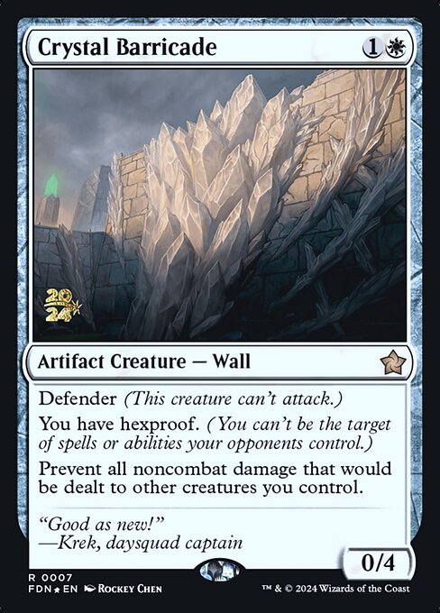 Crystal Barricade (PFDN 7s)