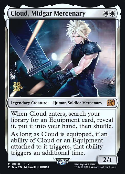 Cloud, Midgar Mercenary (PFIN 10s)
