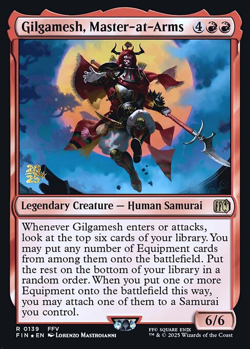 Gilgamesh, Master-at-Arms (PFIN 139s)