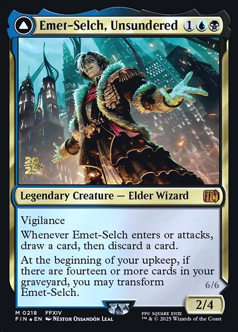 Emet-Selch, Unsundered // Hades, Sorcerer of Eld (PFIN 218s)