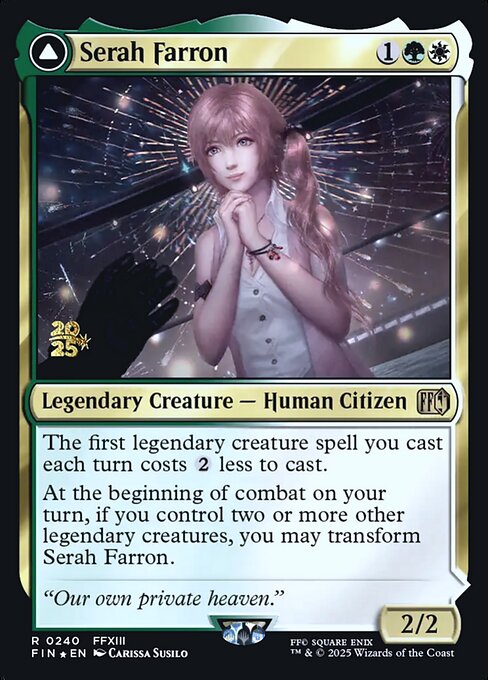 Serah Farron // Crystallized Serah (PFIN 240s)
