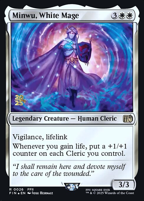 Minwu, White Mage (PFIN 26s)