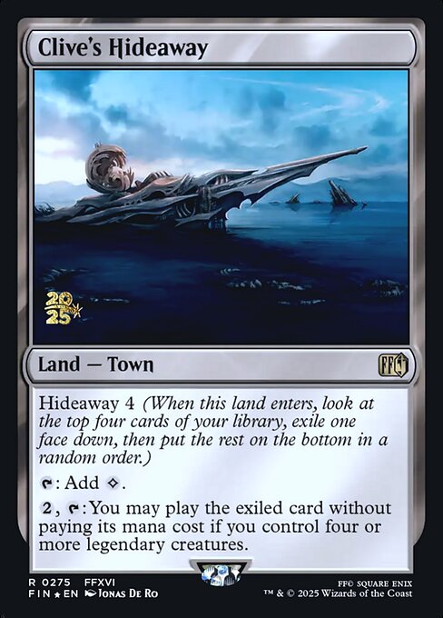 Clive's Hideaway (PFIN 275s)