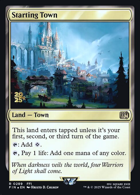 Starting Town (PFIN 289s)