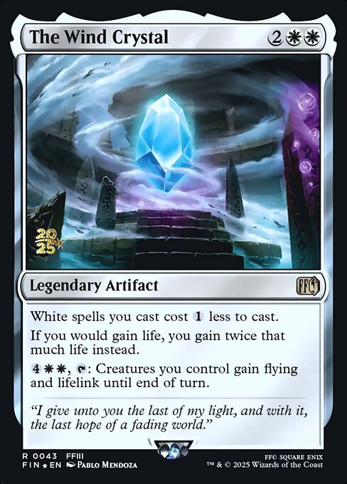 The Wind Crystal (PFIN 43s)