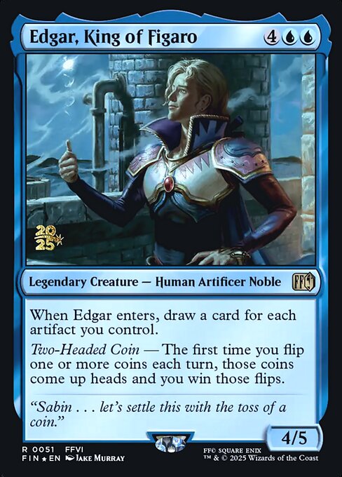 Edgar, King of Figaro (PFIN 51s)