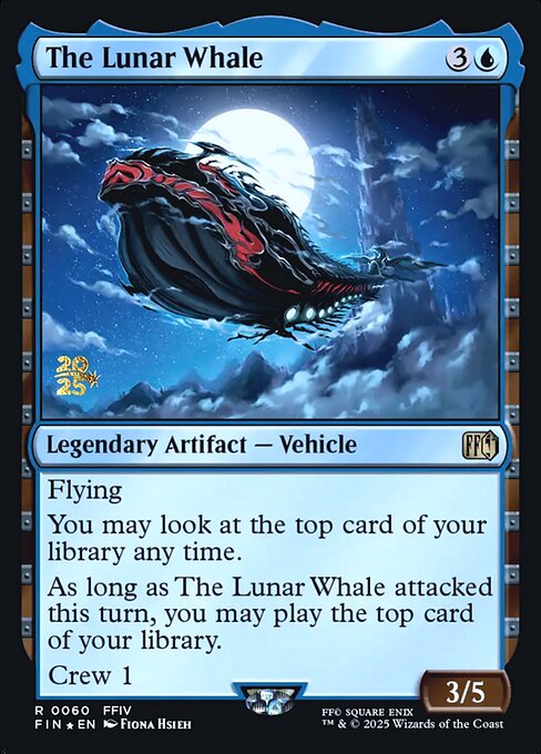 The Lunar Whale (PFIN 60s)