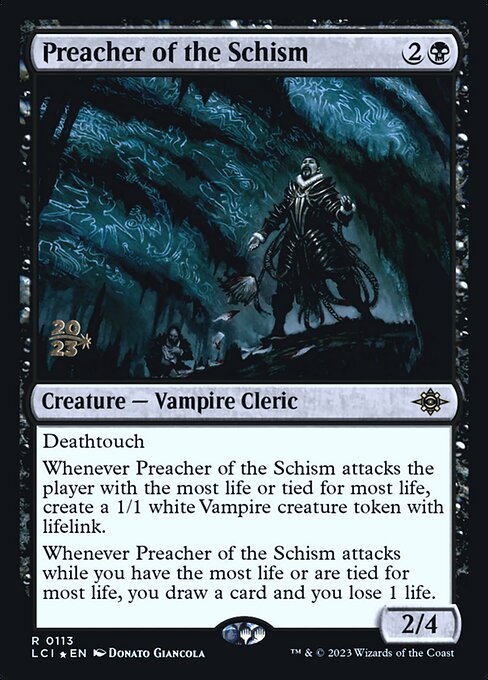 Preacher of the Schism (PLCI 113s)