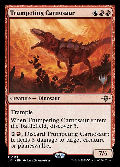 Trumpeting Carnosaur (PLCI 171p)