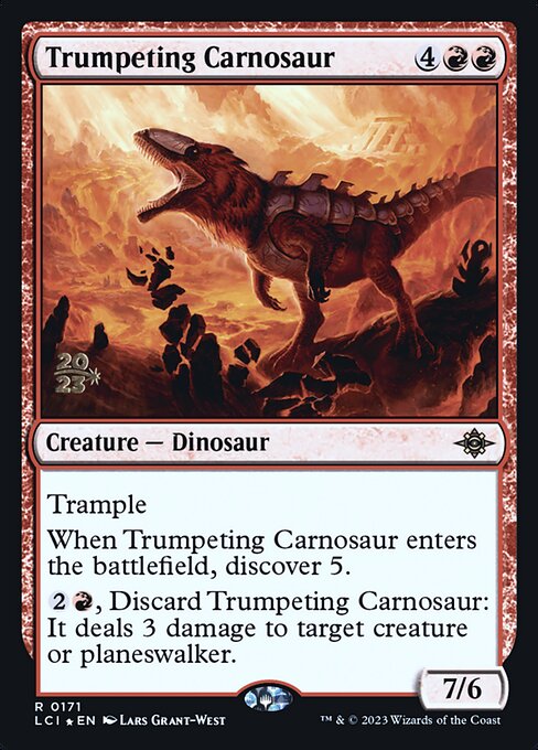 Trumpeting Carnosaur (PLCI 171s)
