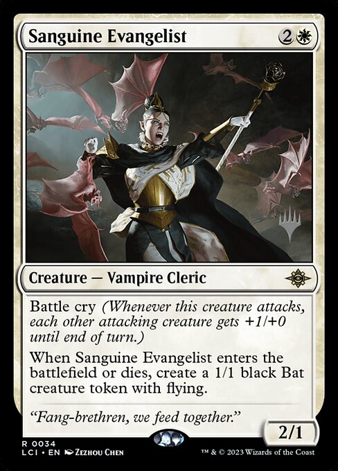 Sanguine Evangelist (PLCI 34p)