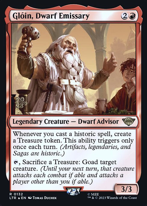 Glóin, Dwarf Emissary (PLTR 132s)