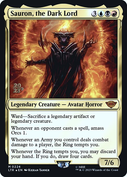 Sauron, the Dark Lord (PLTR 224s)