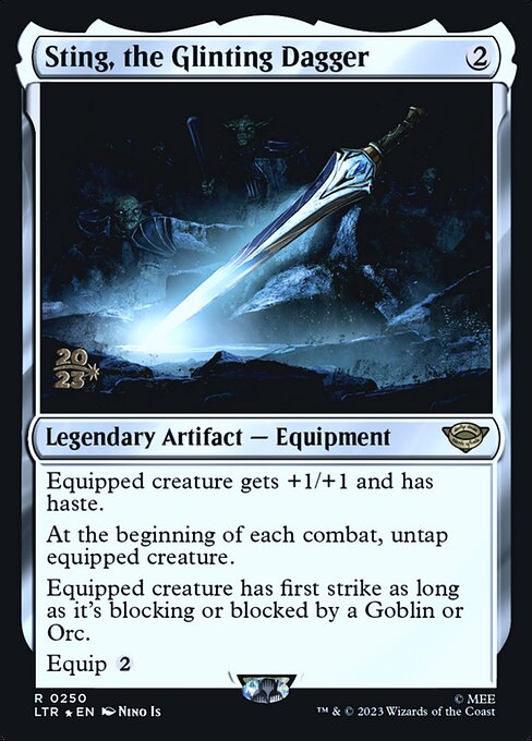 Sting, the Glinting Dagger (PLTR 250s)
