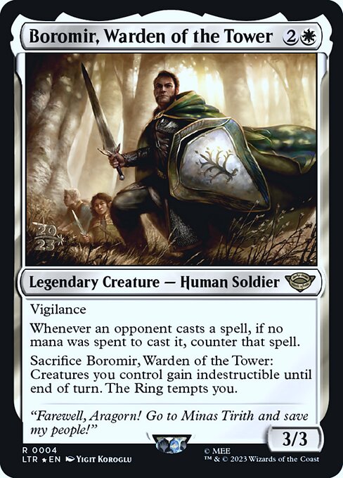 Boromir, Warden of the Tower (PLTR 4s)