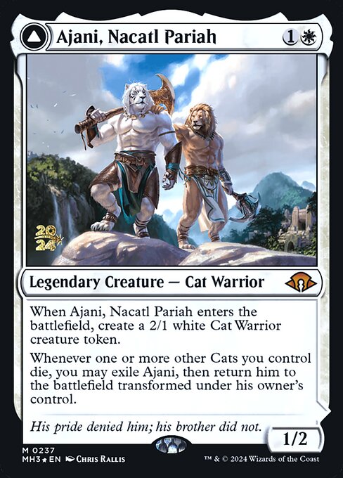 Ajani, Nacatl Pariah // Ajani, Nacatl Avenger (PMH3 237s)