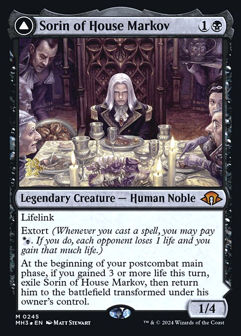 Sorin of House Markov // Sorin, Ravenous Neonate (PMH3 245s)