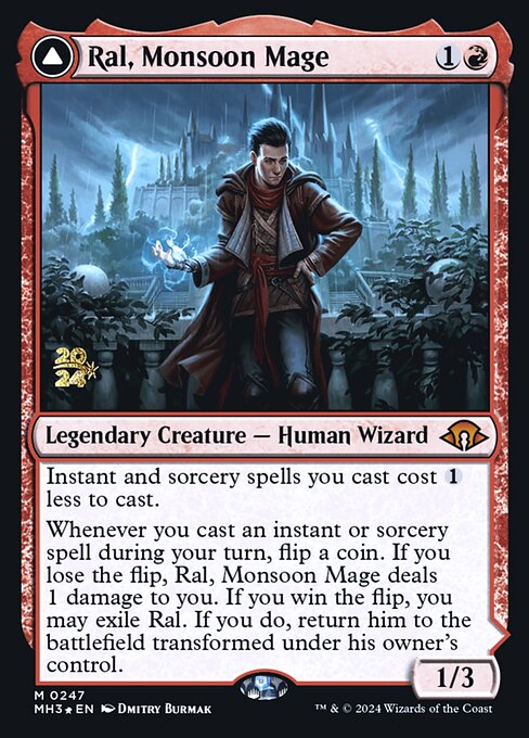 Ral, Monsoon Mage // Ral, Leyline Prodigy (PMH3 247s)