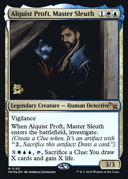 Alquist Proft, Master Sleuth (PMKM 185s)