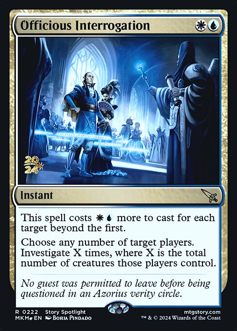 Officious Interrogation (PMKM 222s)