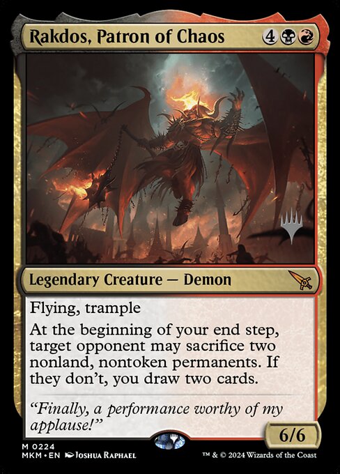 Rakdos, Patron of Chaos (PMKM 224p)