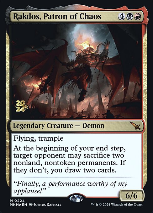 Rakdos, Patron of Chaos (PMKM 224s)