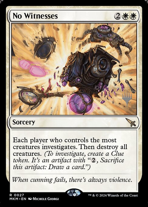 No Witnesses (PMKM 27p)