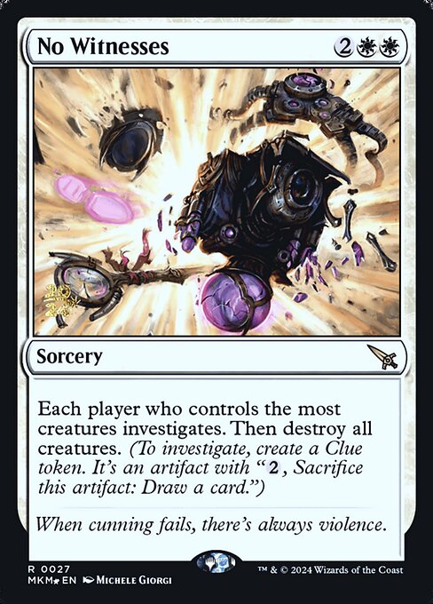 No Witnesses (PMKM 27s)