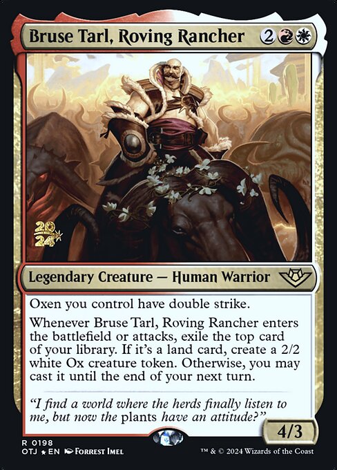 Bruse Tarl, Roving Rancher (POTJ 198s)
