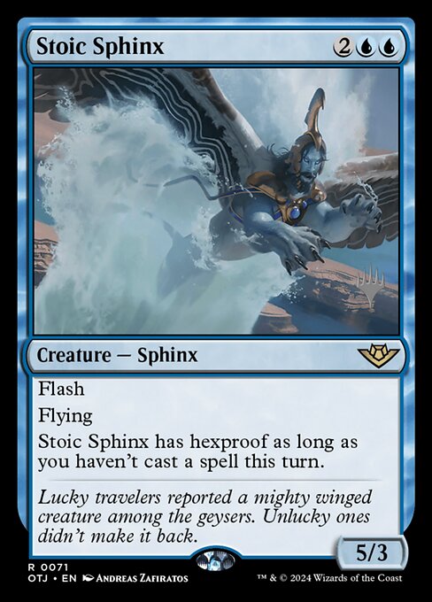 Stoic Sphinx (POTJ 71p)