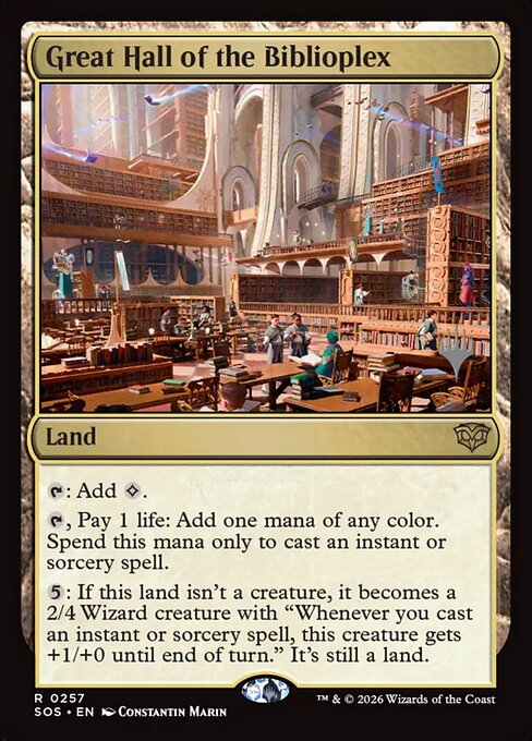 Great Hall of the Biblioplex (PSOS 257p)