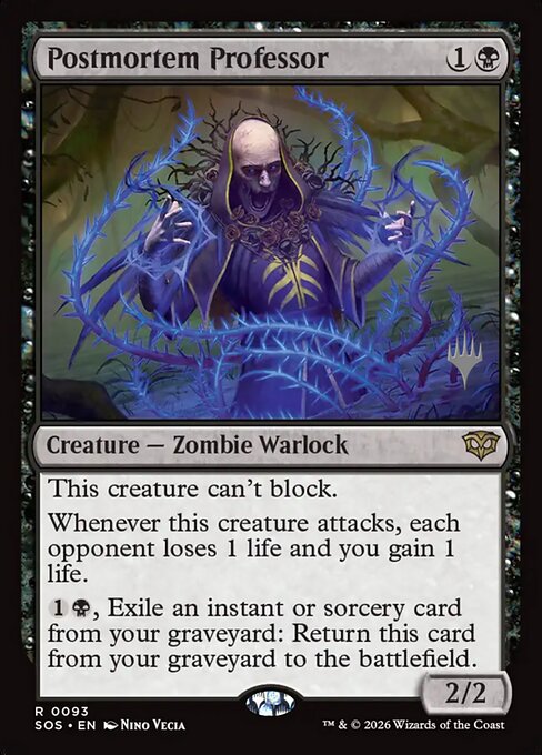 Postmortem Professor (PSOS 93p)