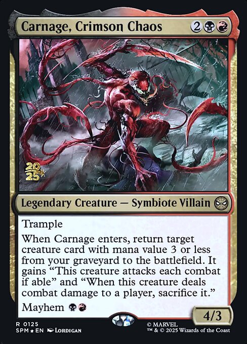 Carnage, Crimson Chaos (PSPM 125s)