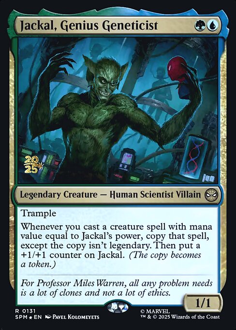 Jackal, Genius Geneticist (PSPM 131s)