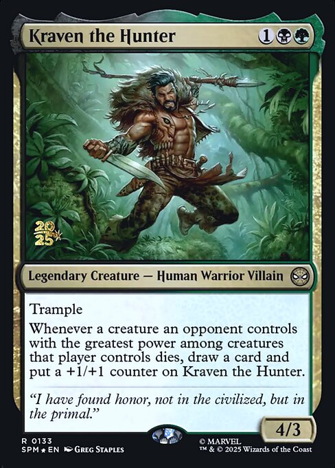 Kraven the Hunter (PSPM 133s)
