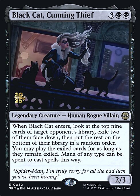 Black Cat, Cunning Thief (PSPM 52s)