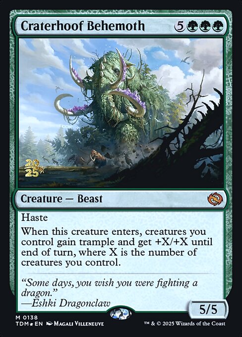 Craterhoof Behemoth (PTDM 138s)