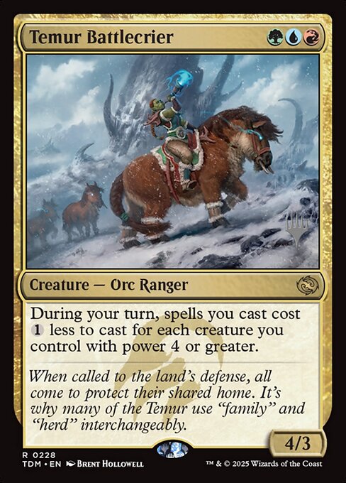 Temur Battlecrier (PTDM 228p)