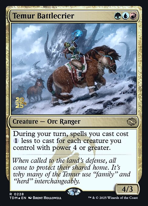 Temur Battlecrier (PTDM 228s)