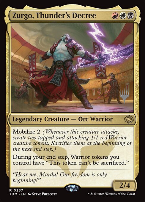 Zurgo, Thunder's Decree (PTDM 237p)