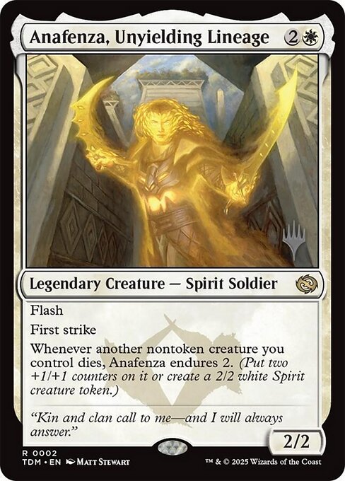 Anafenza, Unyielding Lineage (PTDM 2p)