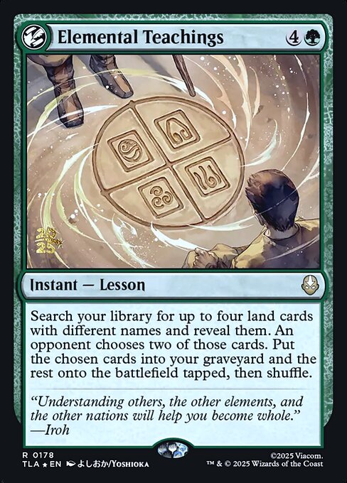 Elemental Teachings (PTLA 178s)