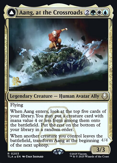 Aang, at the Crossroads // Aang, Destined Savior (PTLA 203s)