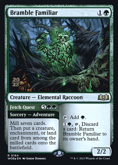 Bramble Familiar // Fetch Quest (PWOE 164s)