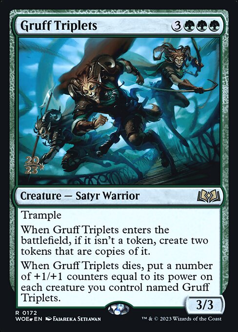 Gruff Triplets (PWOE 172s)