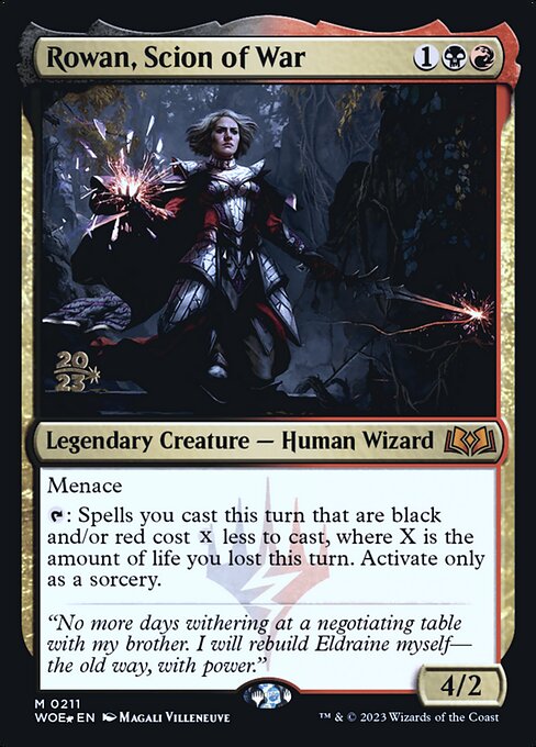 Rowan, Scion of War (PWOE 211s)