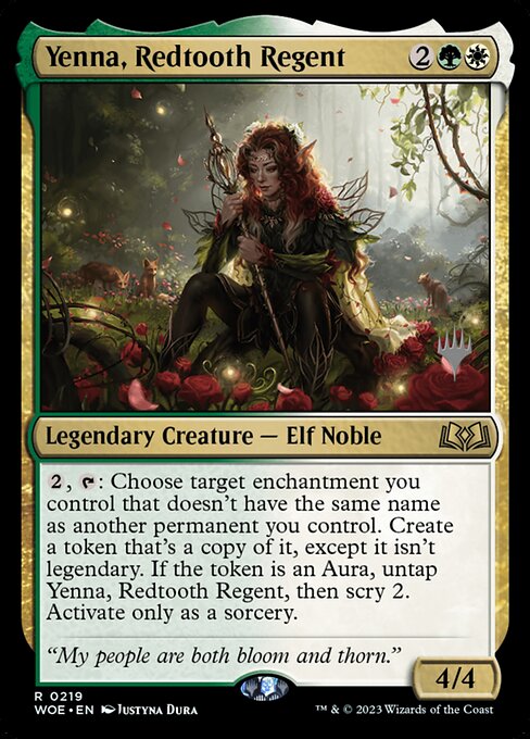 Yenna, Redtooth Regent (PWOE 219p)