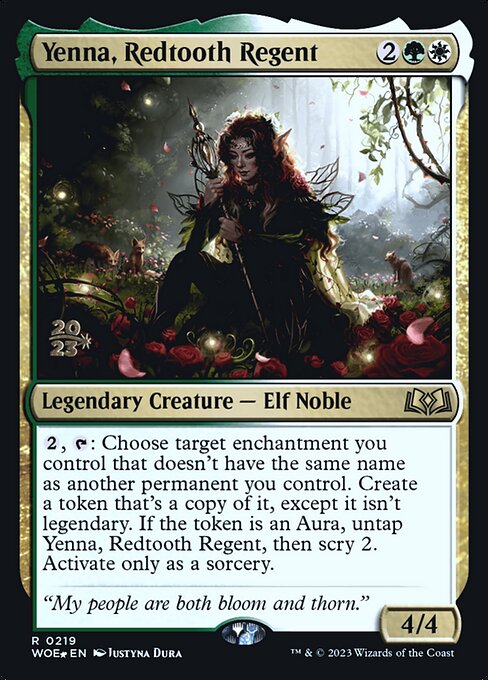 Yenna, Redtooth Regent (PWOE 219s)